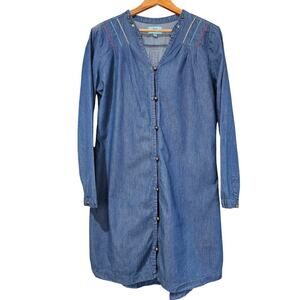 South Main Denim Shirt Dress Blue Size 1XL
